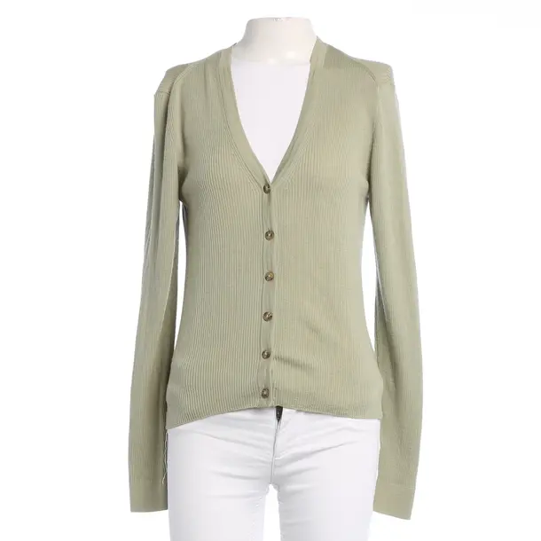 Cardigan, in Verde chiaro, Cotone, Chiuso