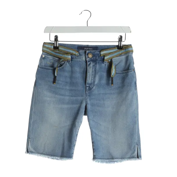 Bermuda Shorts, in Blue, Cotton, Jacob Cohen