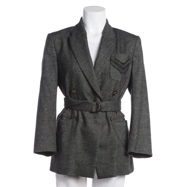 Blazer, in Gray, Cotton, Brunello Cucinelli
