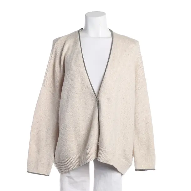 Cardigan, in Beige, Cashmere, Brunello Cucinelli