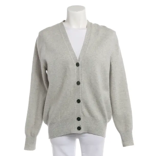Cardigan, in Gray, Wool, Victoria Beckham