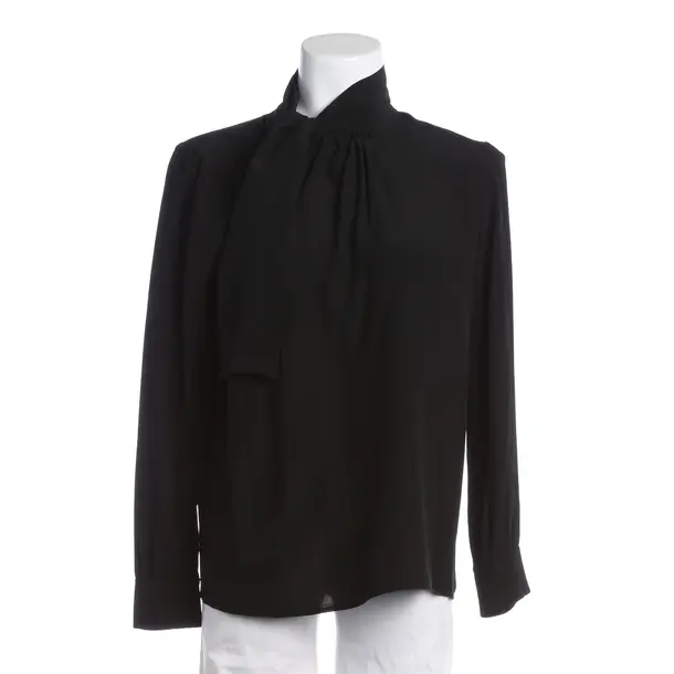 Blouse, in Black, Silk, Saint Laurent