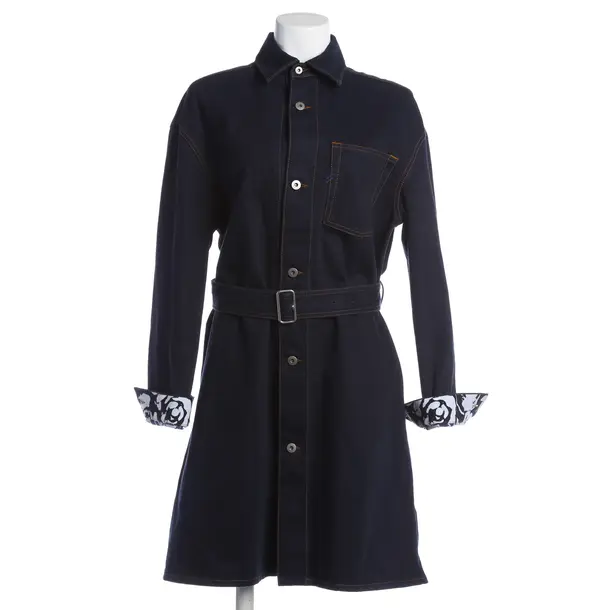 Denim Dress, in Blue, Cotton, Burberry