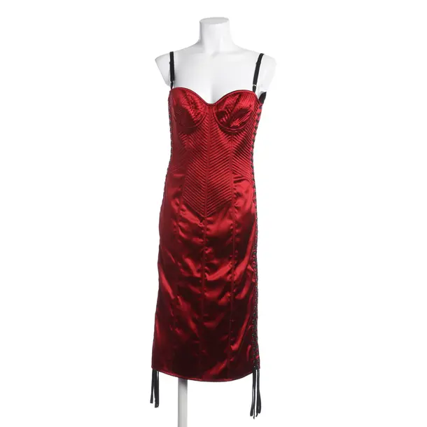 Cocktail Dress, in Red, Acetate, Dolce & Gabbana