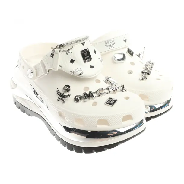 Platform Sandals, in White, MCM