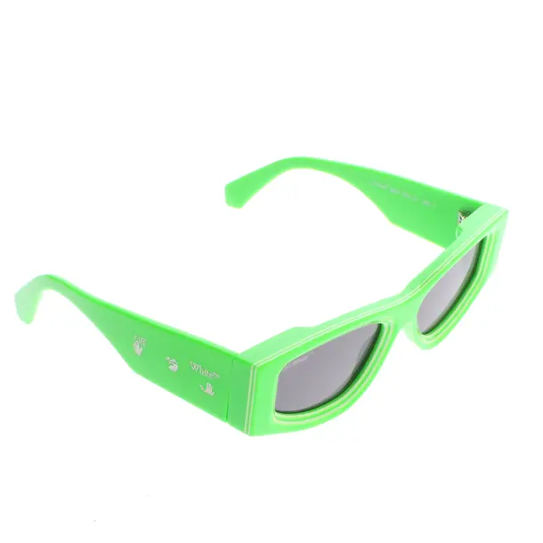 Sunglasses, in Light Green, Synthetic, Off-White