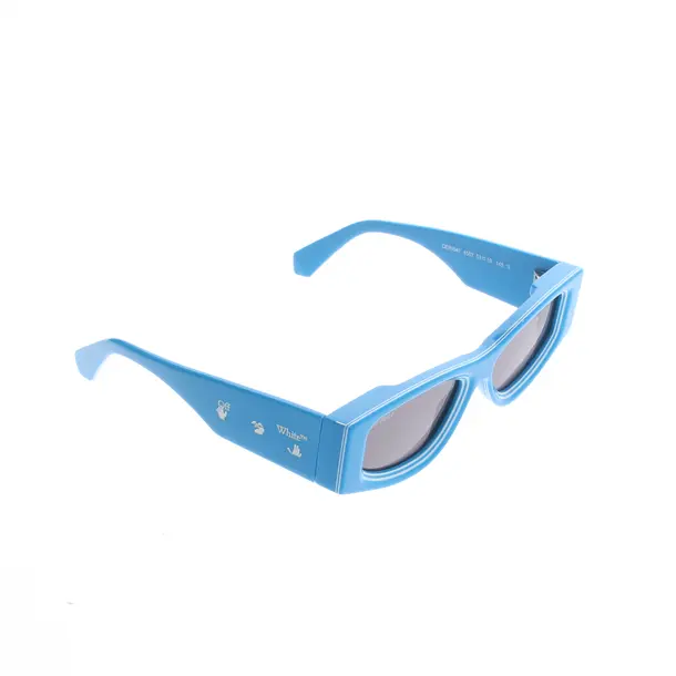 Sonnenbrille, in Blau, Kunststoff, Off-White