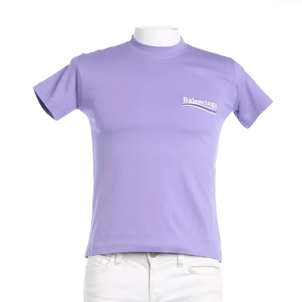 T-Shirt, in Lavender, Cotton, Balenciaga