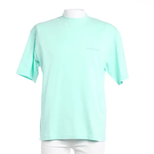 T-Shirt, in Light Green, Cotton, Balenciaga