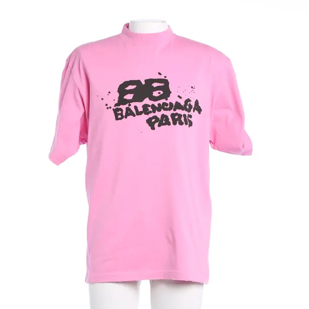 T-Shirt, in Pink, Cotton, Balenciaga