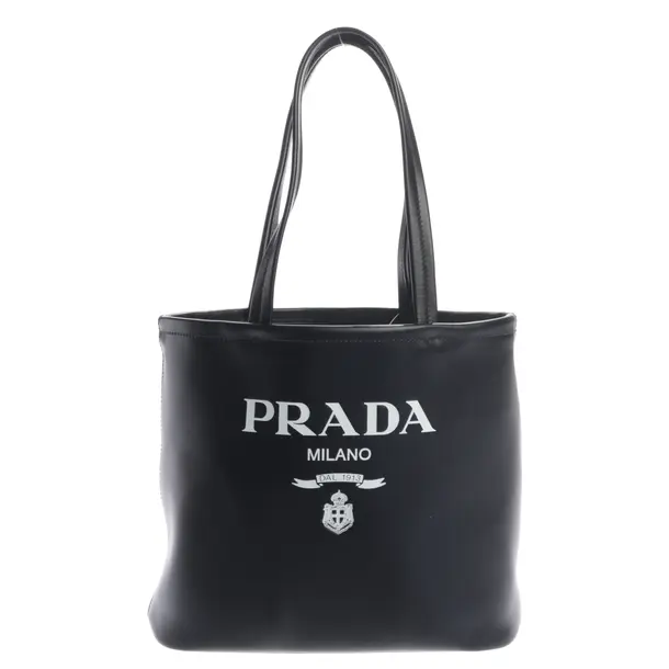 Handbag, in Black, Leather, Prada
