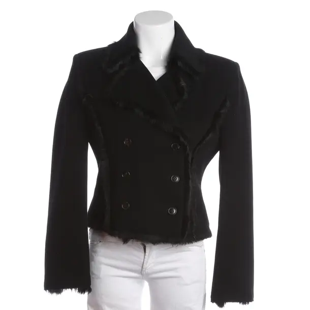 Übergangsjacke, in Schwarz, Wolle, Strenesse