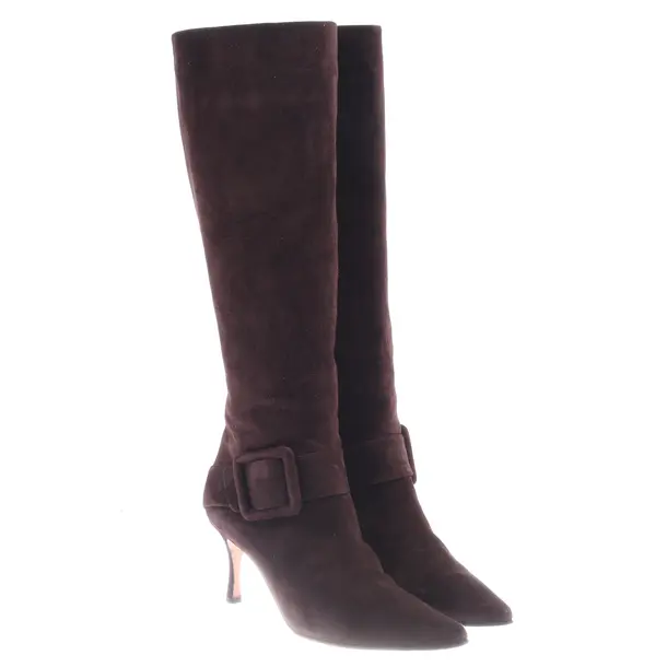 Stiefel, in Braun, Manolo Blahnik
