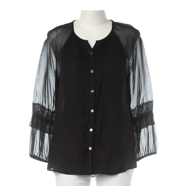 Camicetta, in Nero, Seta, Diane von Furstenberg