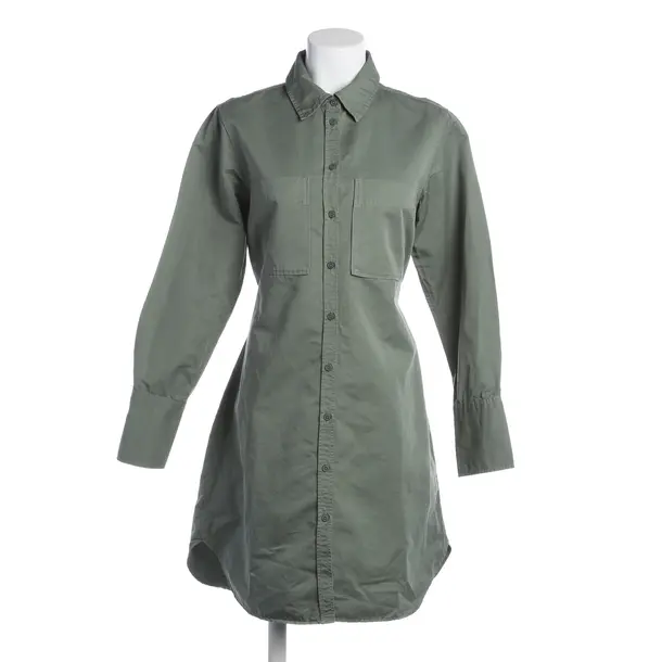 Kleid, in Olivgrün, Baumwolle, Closed