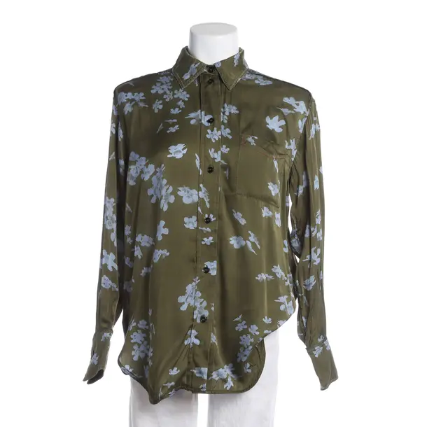 Bluse, in Grün, Viskose, Victoria Beckham