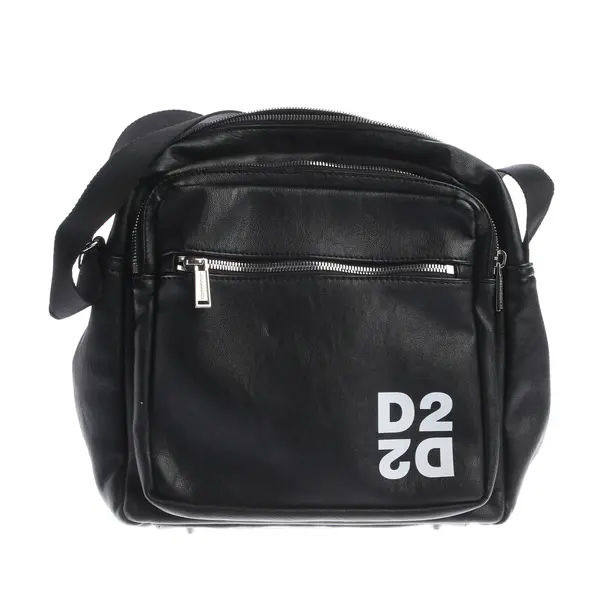 Shoulder Bag, in Black, Leather, Dsquared