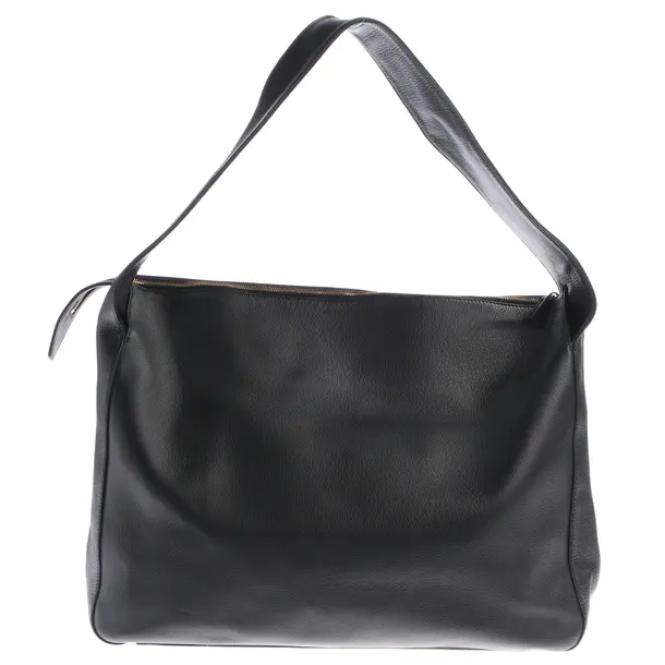 Schultertasche, in Schwarz, Leder, Khaite