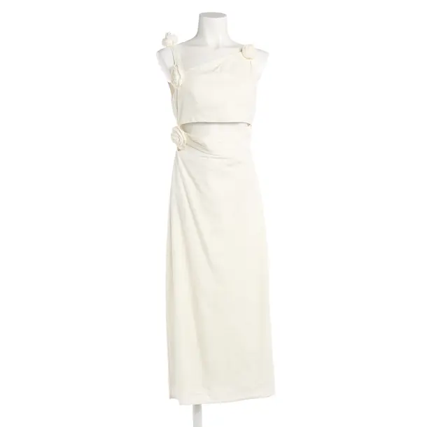 Cocktail Dress, in Cream, Linen, Maje