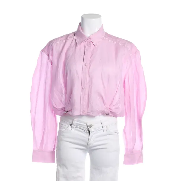 Bluse, in Rosa, Ramie, Maje