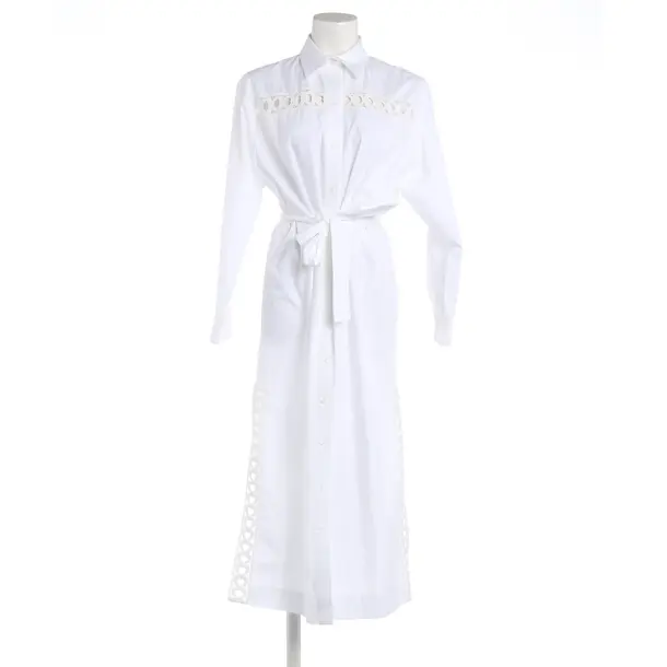 Dress, in White, Cotton, Sandro