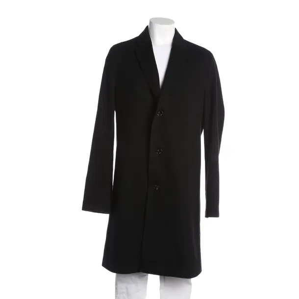 Übergangsmantel, in Schwarz, Wolle, Hugo Boss
