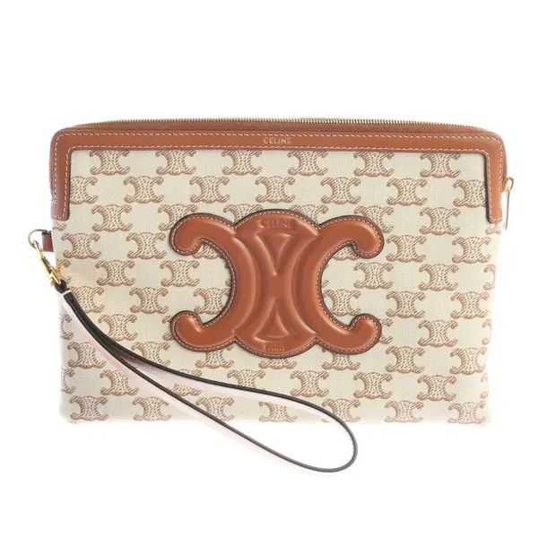 Pochette, in Marrone, Cotone, Céline