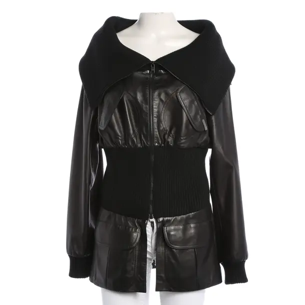 Giacca in pelle, in Nero, Pelle, Jitrois