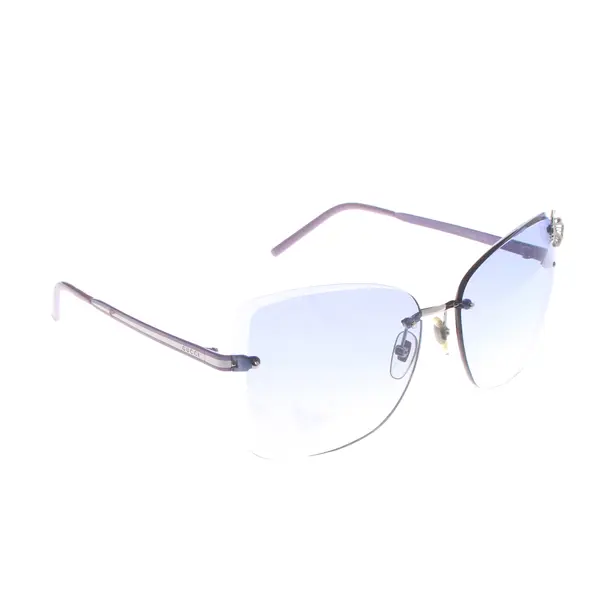 Sonnenbrille, in Lila, Kunststoff / Metall, Gucci