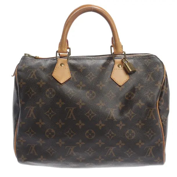 Handbag, in Brown, Canvas, Louis Vuitton