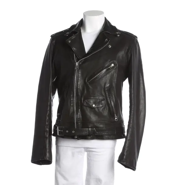 Lederjacke, in Schwarz, Leder, Gant