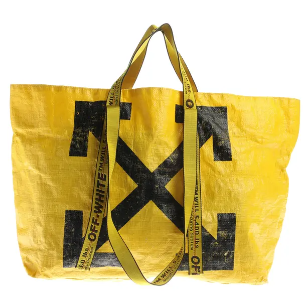 Shopper, in Gelb, Polyamid, Off-White