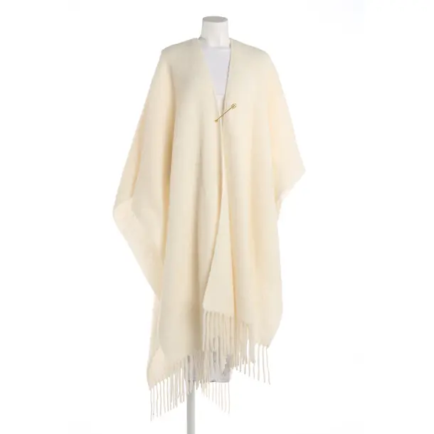 Poncho, in Beige, Wool, by Aylin König