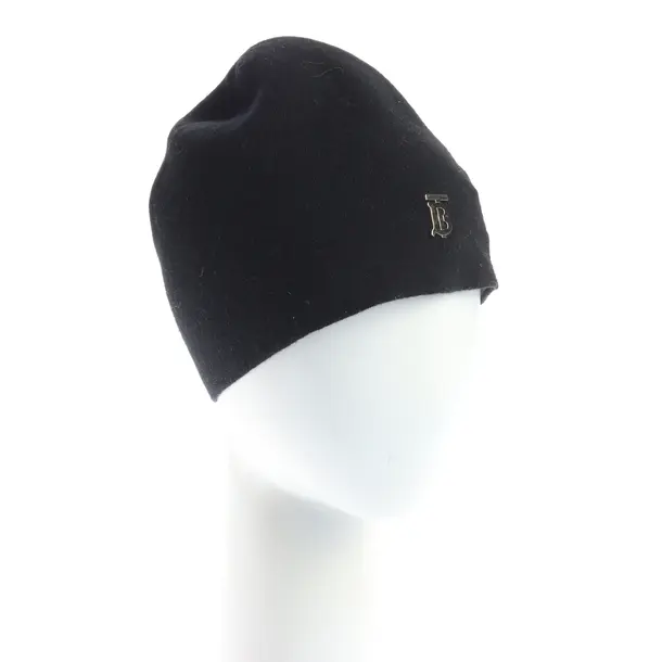 Mütze, in Schwarz, Wolle, Burberry
