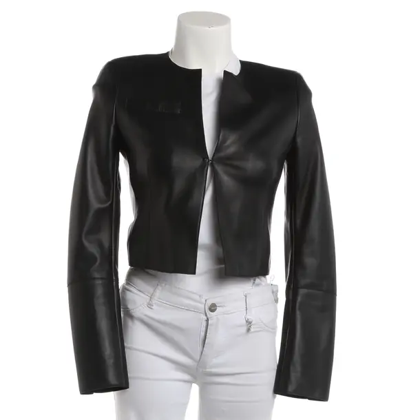 LeatherJacket, in Black, Leather, Akris