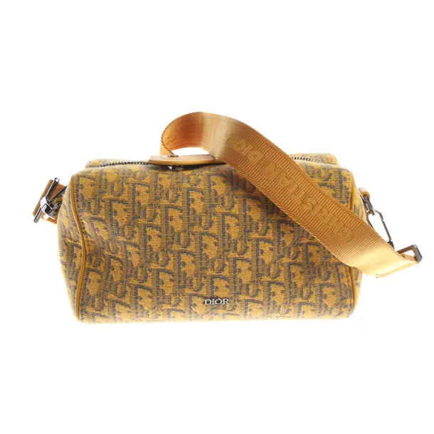 Cross Body Bag, in Yellow, Cotton, Dior