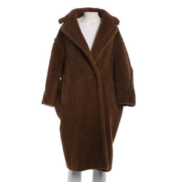 Winter Coat, in Brown, Wool, Max Mara