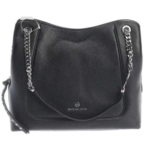 Schultertasche, in Schwarz, Leder, Michael Kors