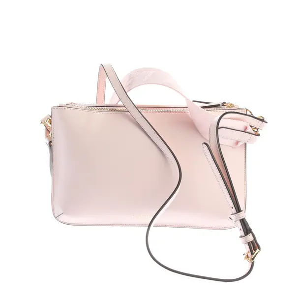 Umhängetasche, in Hellrosa, Leder, Lauren Ralph Lauren