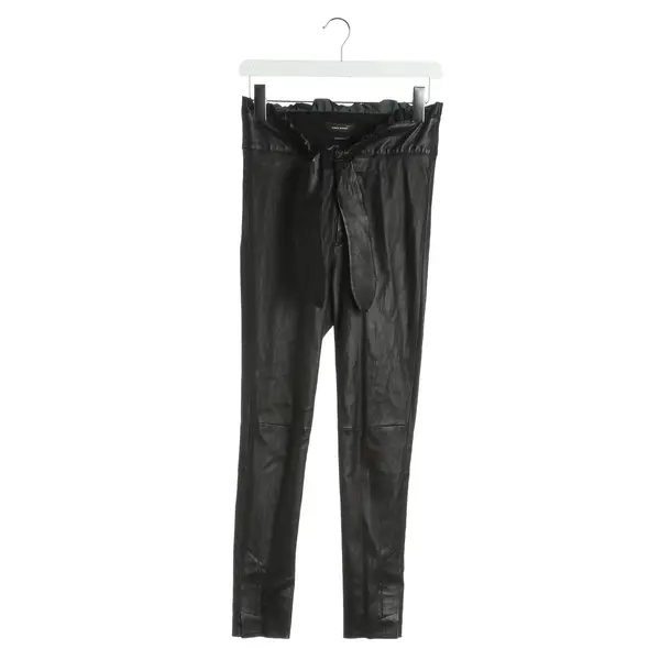Pants, in Black, Leather, Isabel Marant