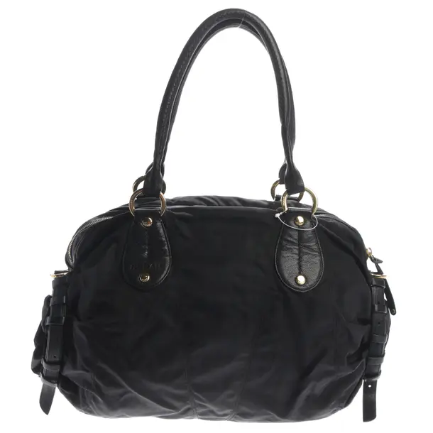 Shoulder Bag, in Black, Polyester, Hogan