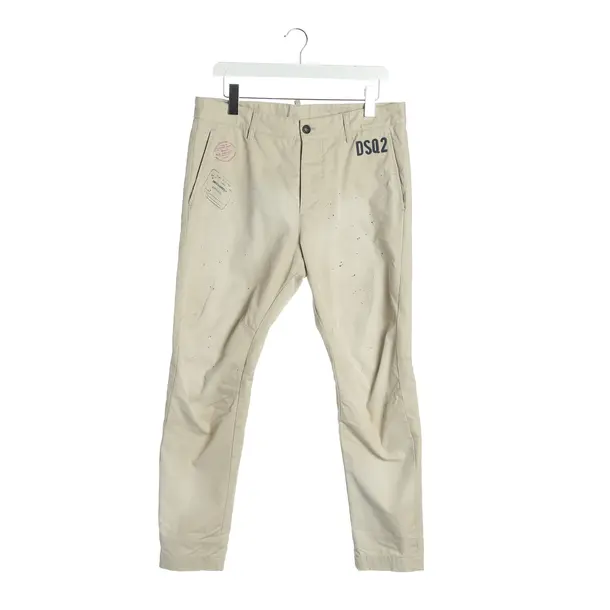 Hose, in Beige, Baumwolle, Dsquared