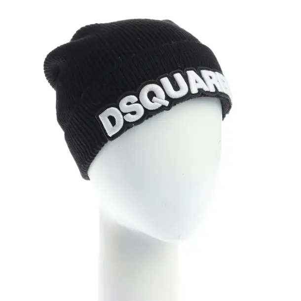 Mütze, in Schwarz, Wolle, Dsquared