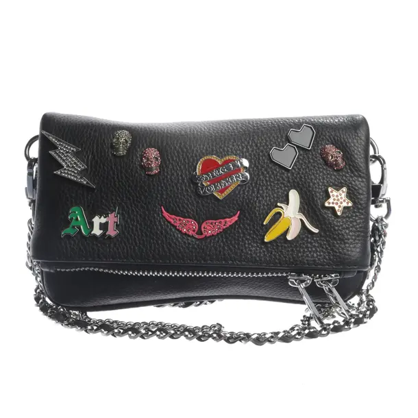 Abendtasche, in Schwarz, Leder, Zadig & Voltaire