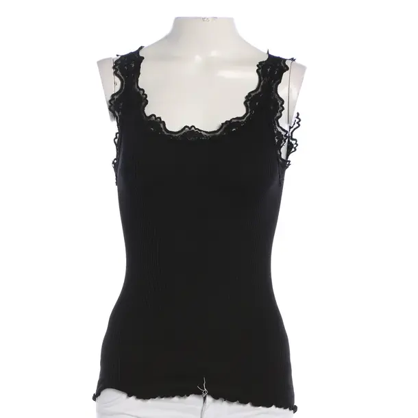 Top, in Schwarz, Seide, Rosemunde