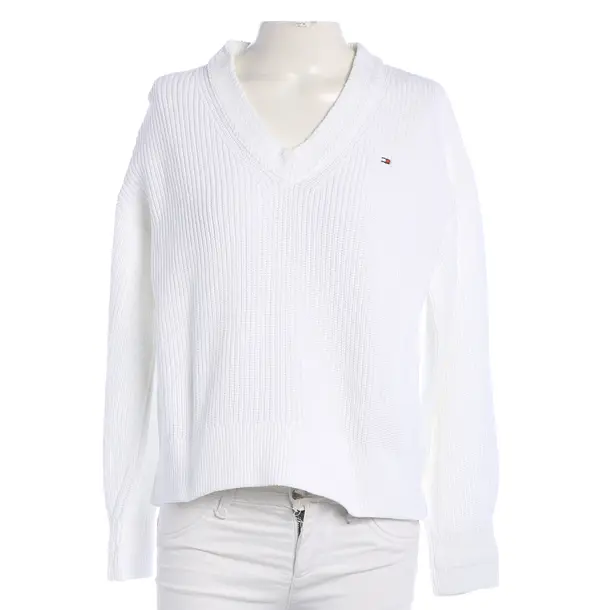 Pullover, in Weiß, Baumwolle, Tommy Hilfiger