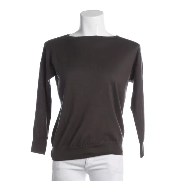 Pullover, in Dunkelgrau, Seide, Unger