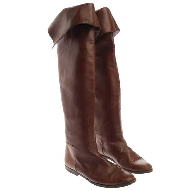 Overkneestiefel, in Braun, Gucci