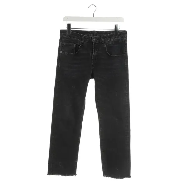 Slim Fit Jeans, in Dark Gray, Cotton, R13