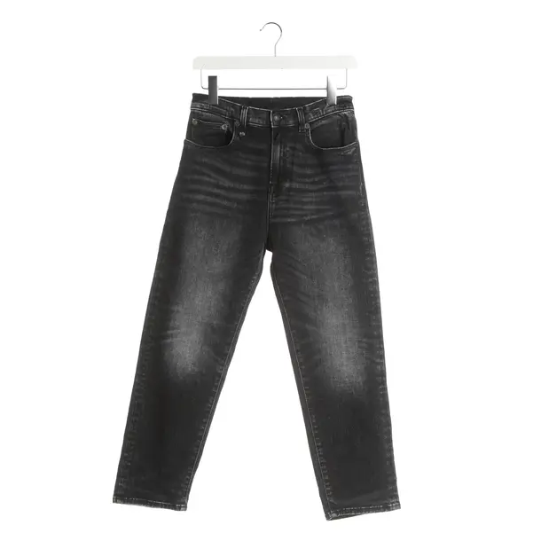 Jeans Straight Fit, in Dunkelgrau, Baumwolle, R13